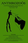 כתב העת Anthrozoös, בו התפרסם המחקר גישותיהם של תלמידי מדע בעלי-החיים לרווחת חיות משק