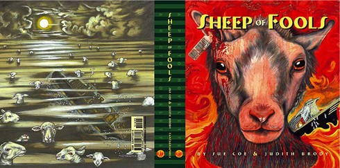 כריכת הספר Sheep of Fools משנת 2005. שם הספר הוא משחק מילים המתייחס ל ספינת השוטים .  הספר מתאר את ההיסטוריה של...