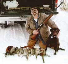 צייד המשתמש בכלבו למטרות ציד