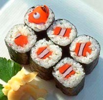 את הסושי ניתן בקלות להכין באופן צמחוני שלא מכיל דגים