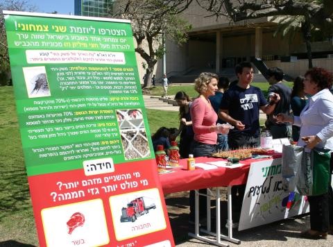 שני צמחוני באוניברסיטת תל אביב