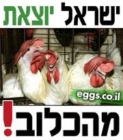 סטיקר קמפיין ישראל יוצאת מהכלוב