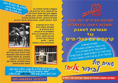 העלון שהופנה ל-50 חטיבות/תיכונים בירושלים